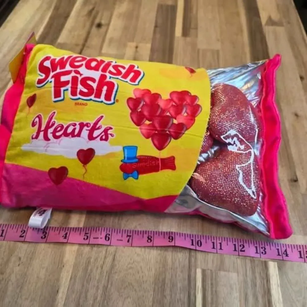 iscream Candy Plush Pillow Swedish Fish New